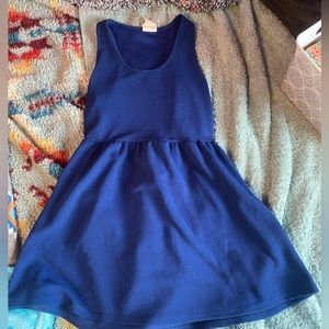Self Esteem size Large but fits like a Medium simple and cute dress.